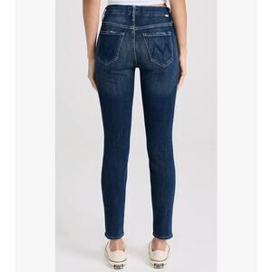 MOTHER Women's High Waisted Looker Denim Jeans 26 Dark Blue Skinny Made in USA